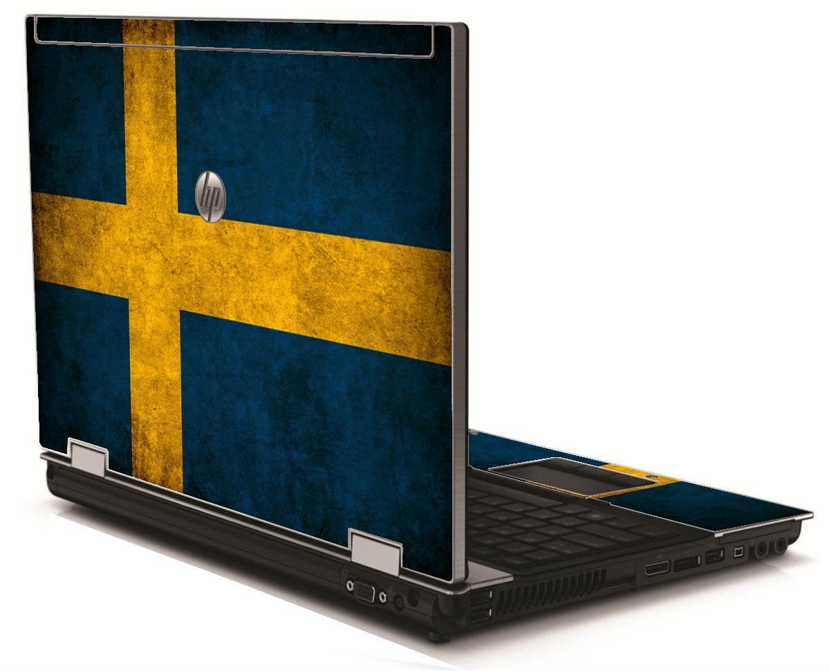 Swedish Flag HP 8540W Laptop Skin