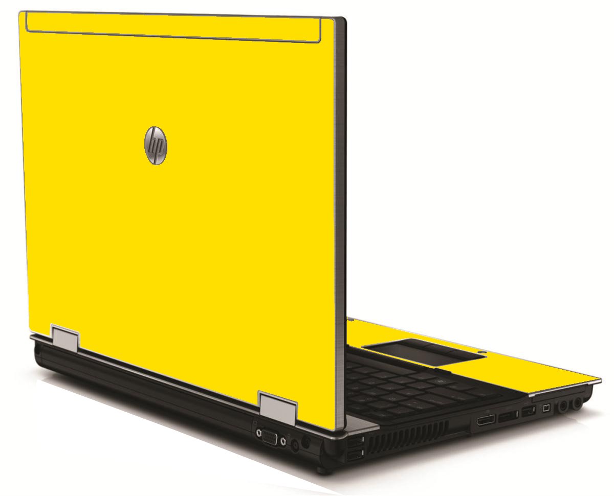 Yellow HP 8540W Laptop Skin
