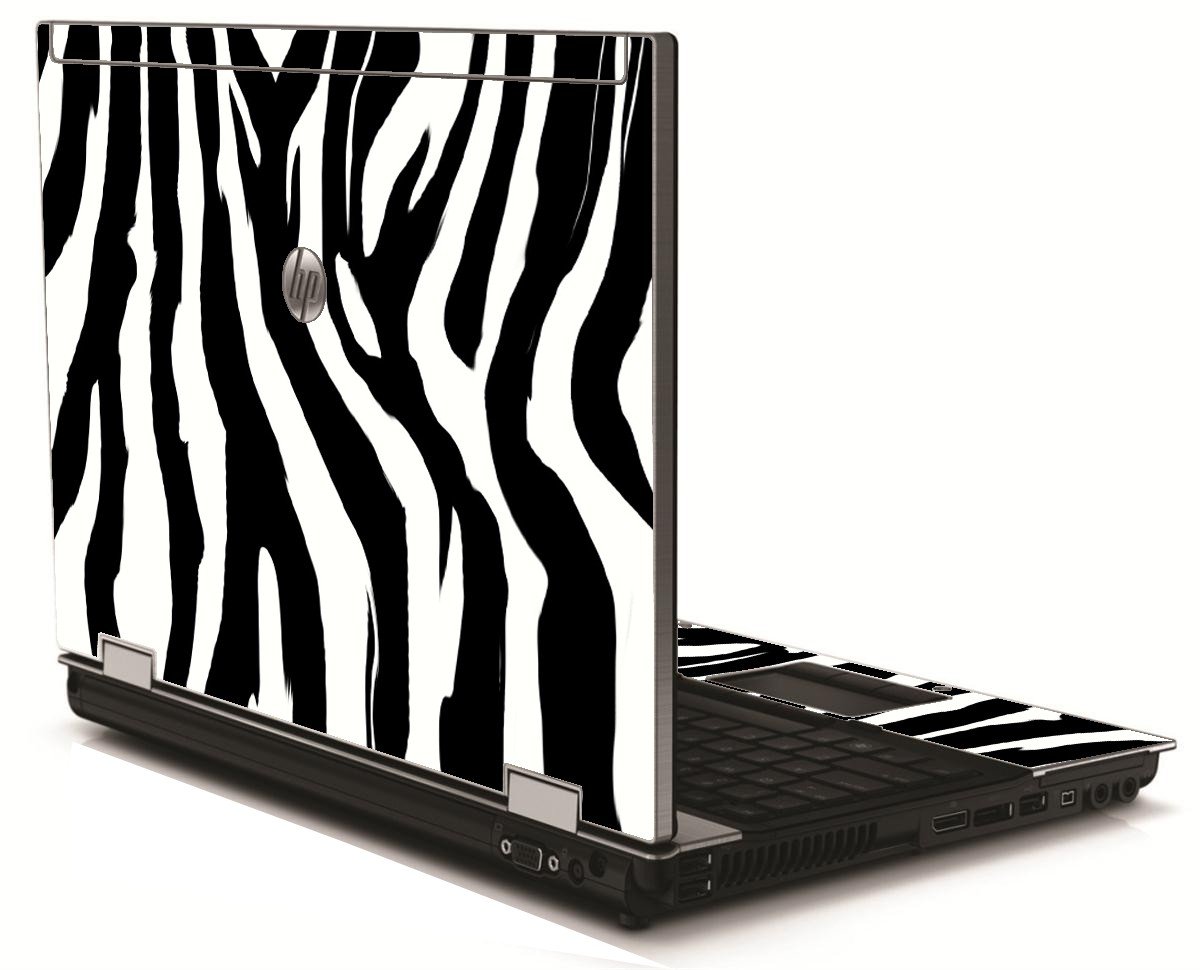 Zebra HP 8540W Laptop Skin