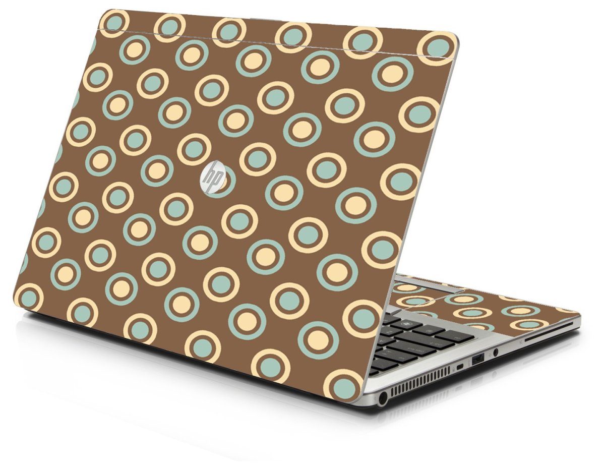 Retro Polka Dot HP 9470M Laptop Skin
