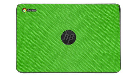 HP Chromebook 11A G6 EE GREEN CARBON FIBER Laptop Skin