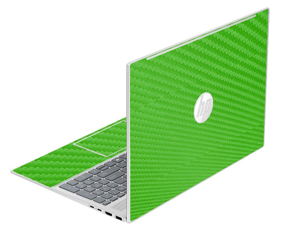HP Pavilion 16-AG0070WM GREEN CARBON FIBER Laptop Skin