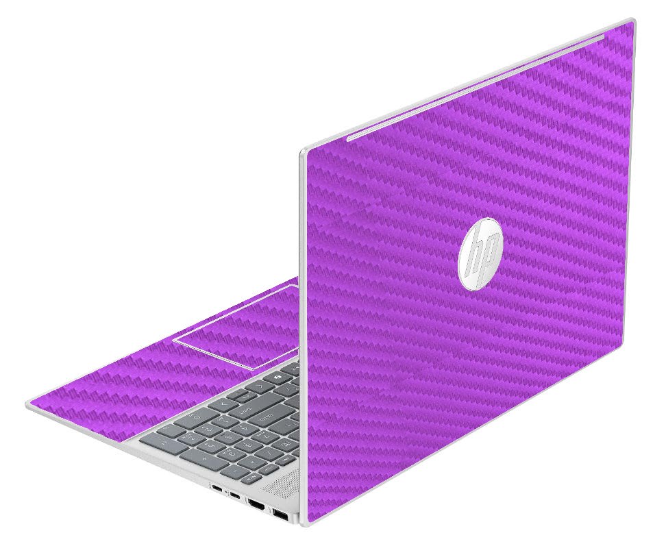 HP Pavilion 16-AG0070WM PURPLE CARBON FIBER Laptop Skin