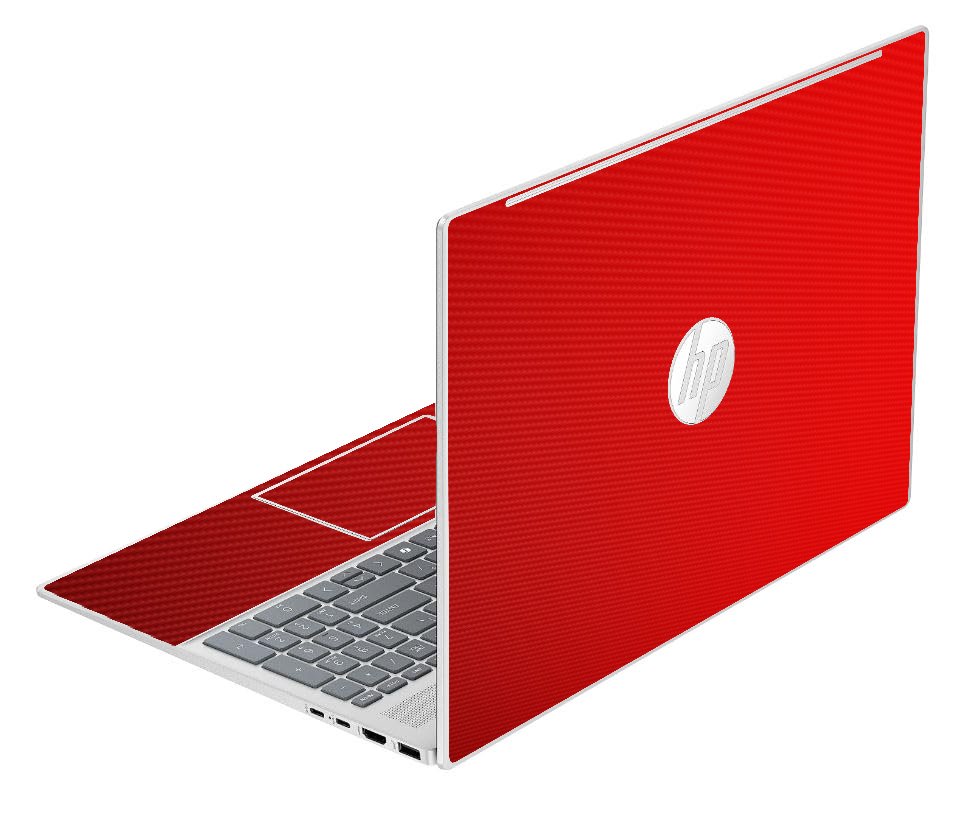 HP Pavilion 16-AG0070WM RED CARBON FIBER Laptop Skin