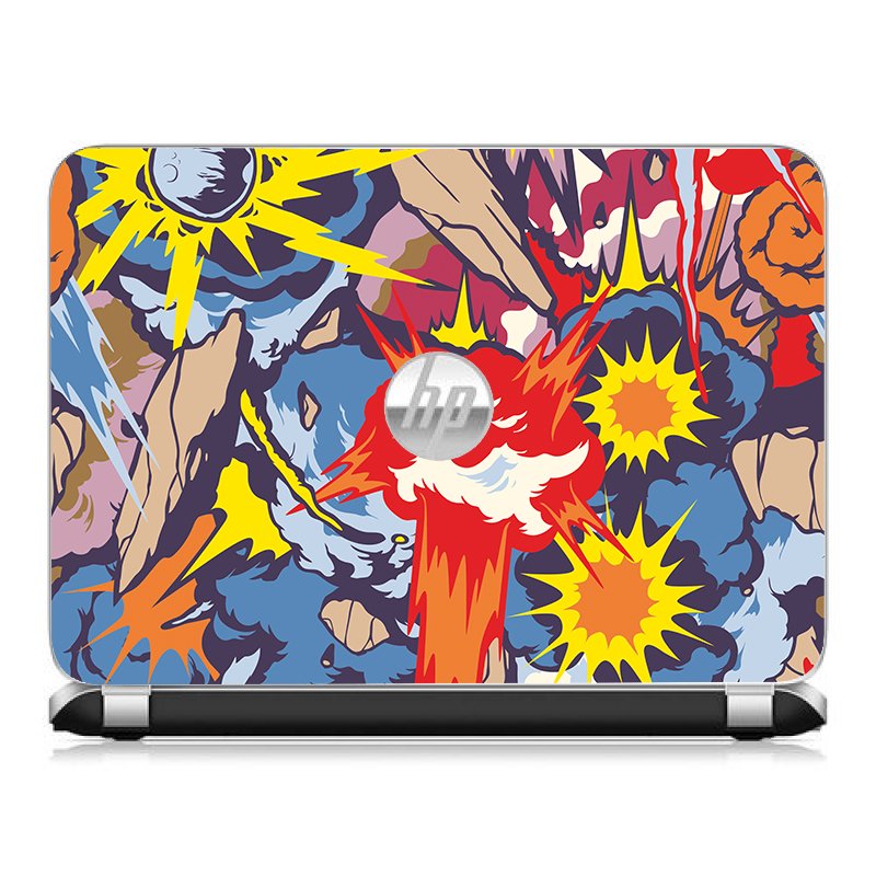 HP NoteBook 15- G220NR COMIC EXPLOSIONS Laptop Skin