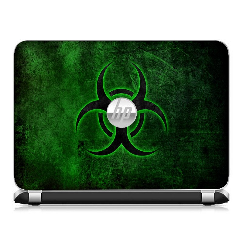 HP 215 G1 NoteBook GREEN BIOHAZARD Laptop Skin