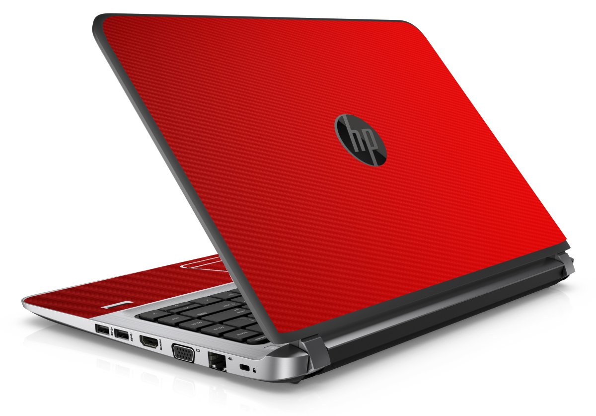 HP ProBook 440 G3 RED CARBON FIBER Laptop Skin