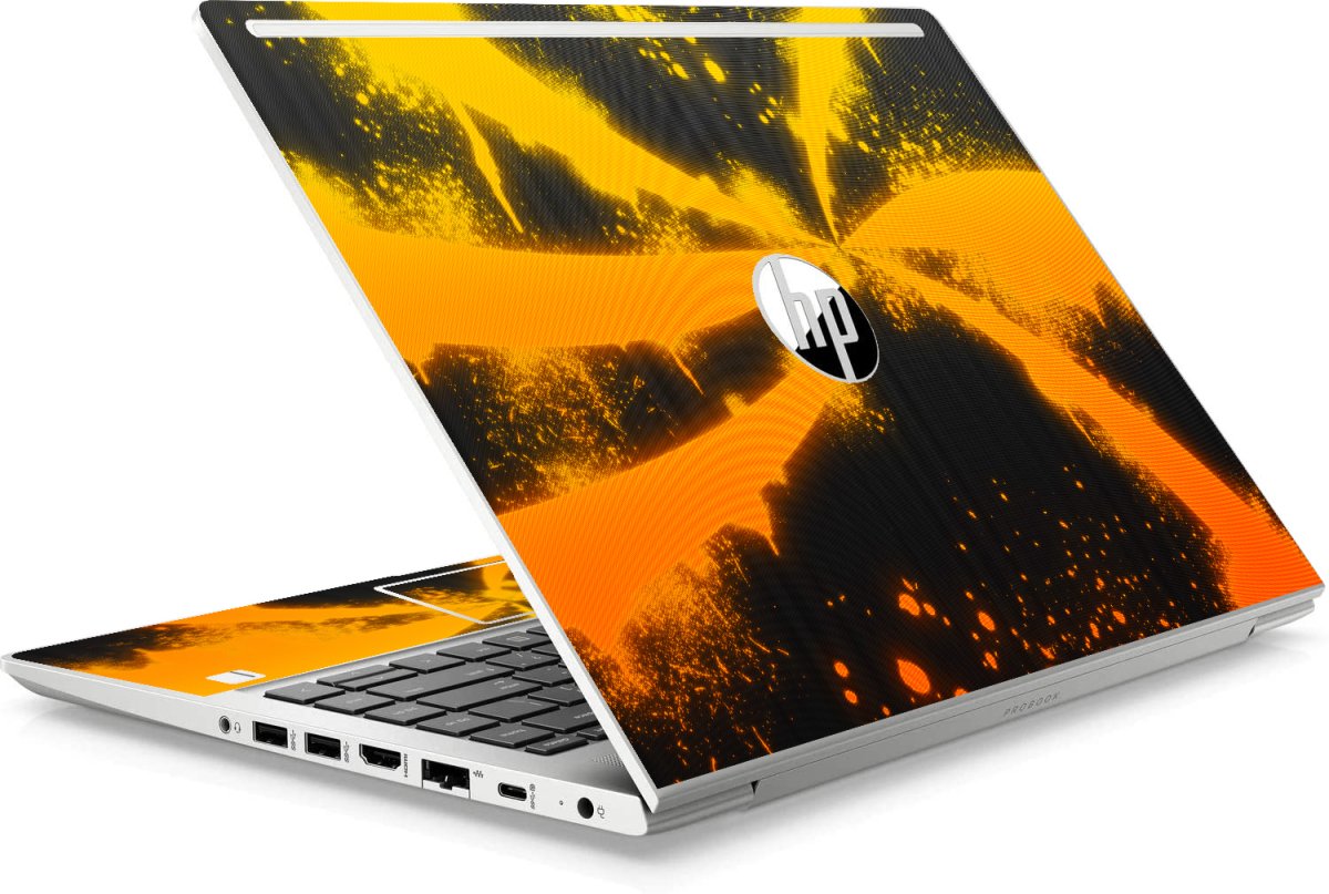 HP ProBook 440 G7 ORANGE TWIST Laptop Skin