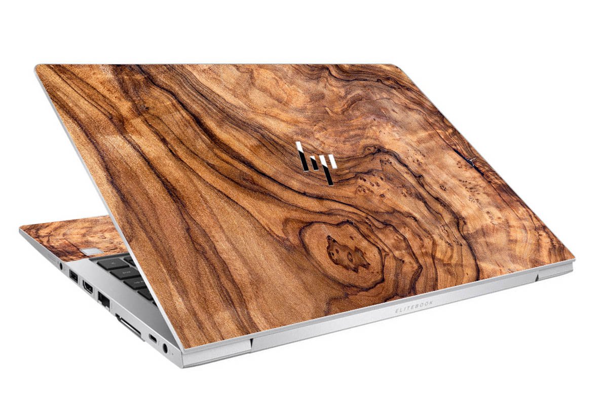 HP EliteBook 840 G7 OLIVE WOOD Laptop Skin