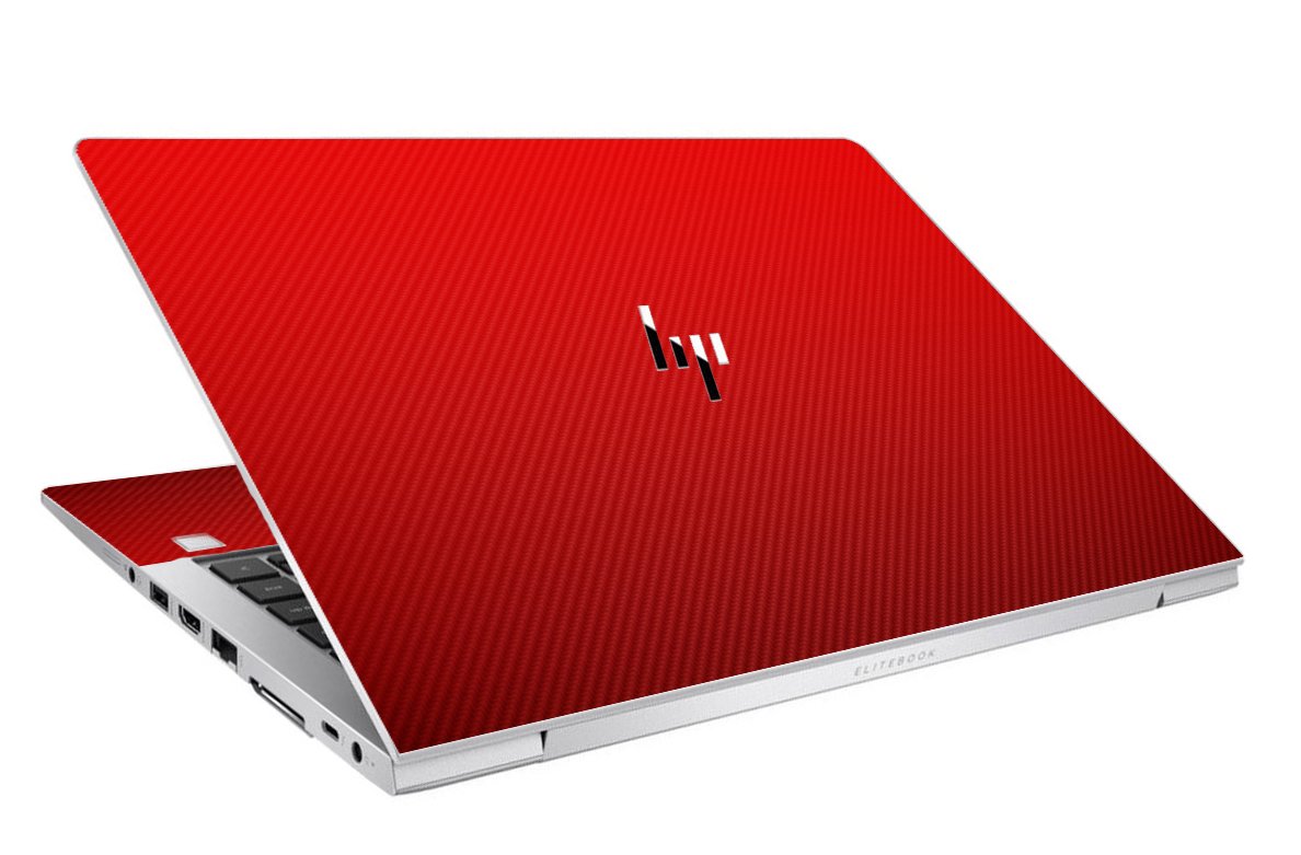 HP EliteBook 840 G7 RED CARBON FIBER Laptop Skin