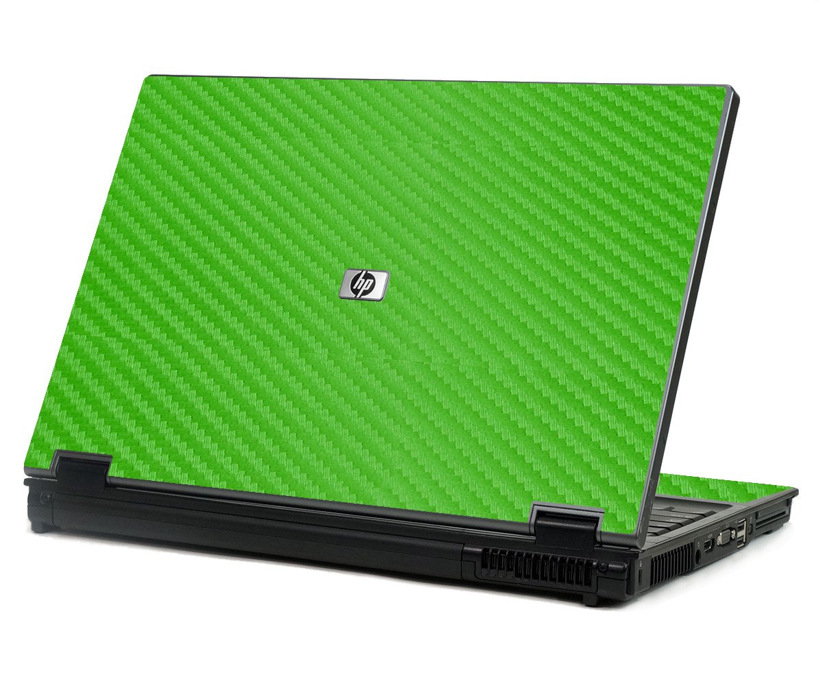 HP Compaq 8710P GREEN CARBON FIBER Laptop Skin
