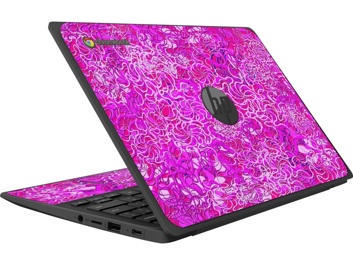 HP Chromebook 11 G8 G9 EE OCEAN BOTTOM FLOWERS Laptop Skin