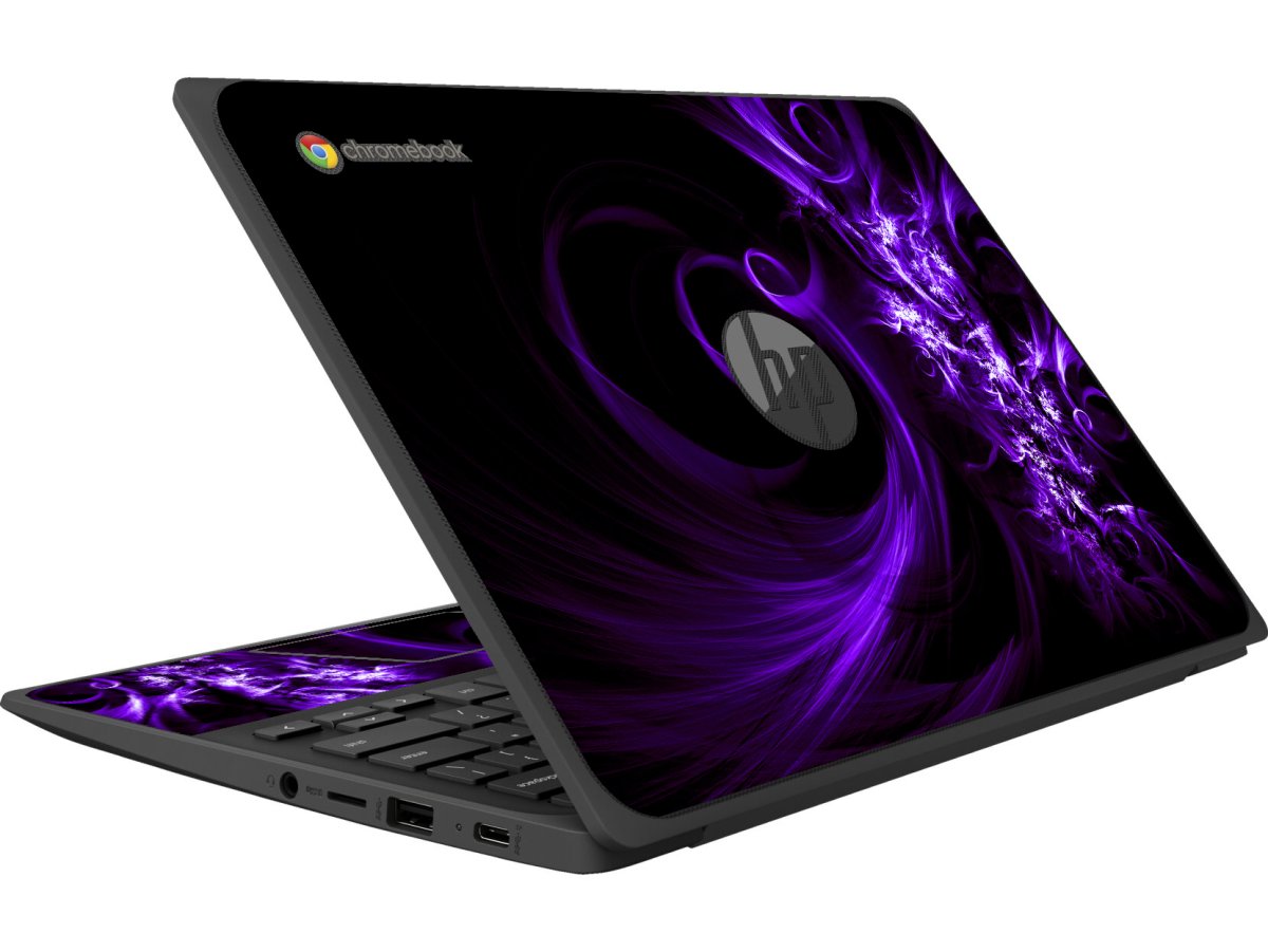 HP Chromebook 11 G8 G9 EE PURPE SPIRAL Laptop Skin