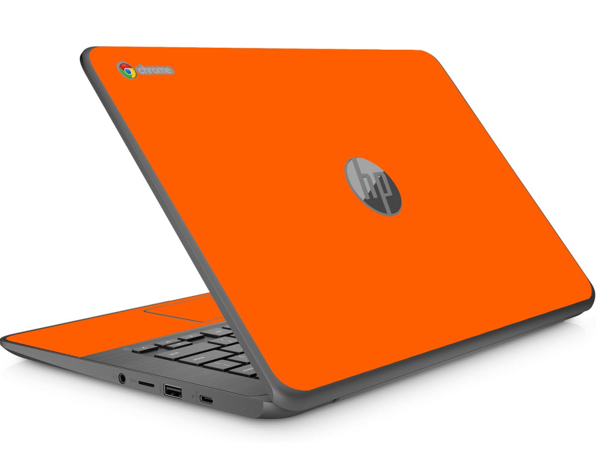 HP Chromebook 14 G5 ORANGE Laptop Skin