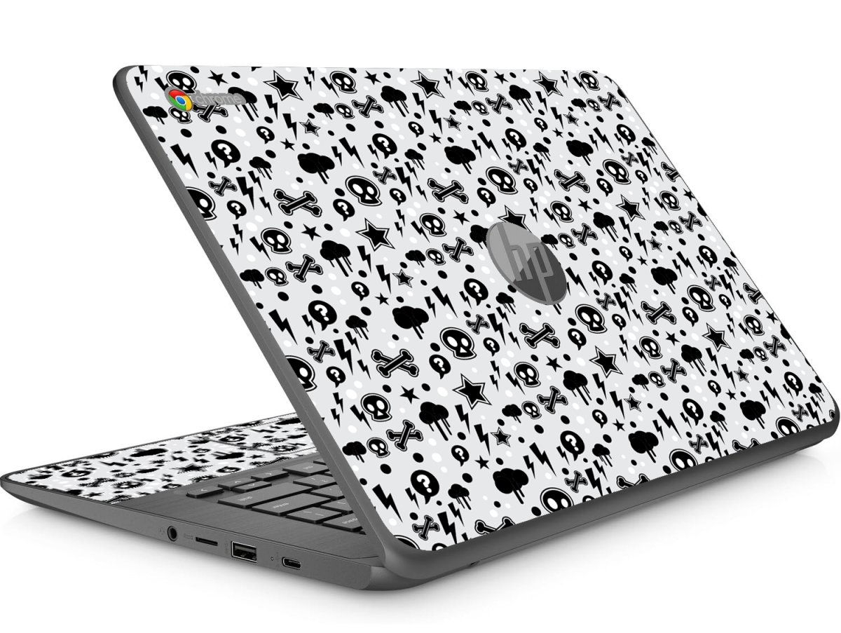 HP Chromebook 14 G5 PUNK ROCK PATTERN Laptop Skin