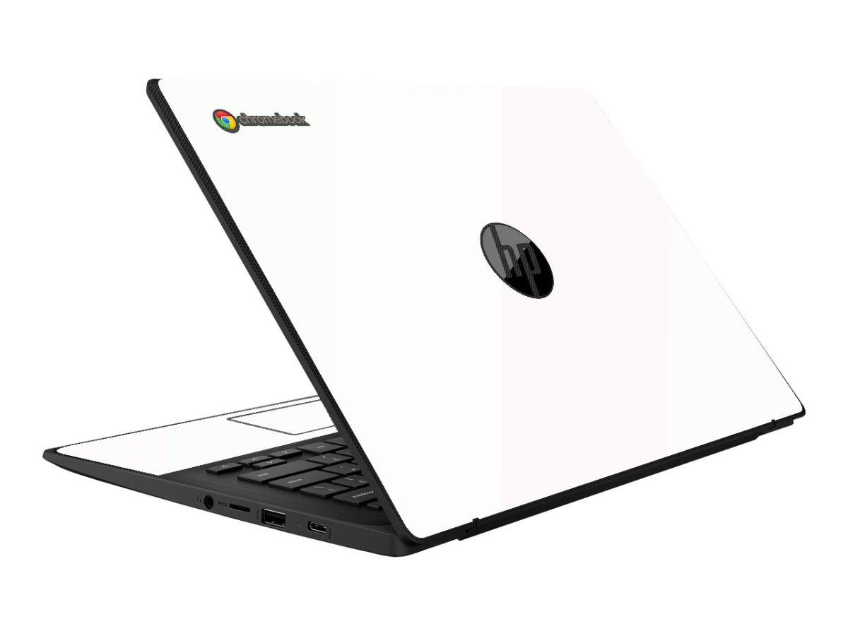HP Chromebook 14 G6 G7 WHITE  Laptop Skin