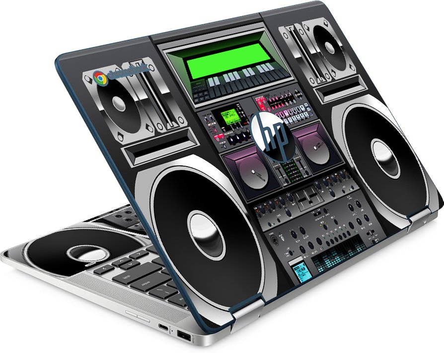 HP Chromebook X360 14A CA0790WM BOOMBOX Laptop Skin