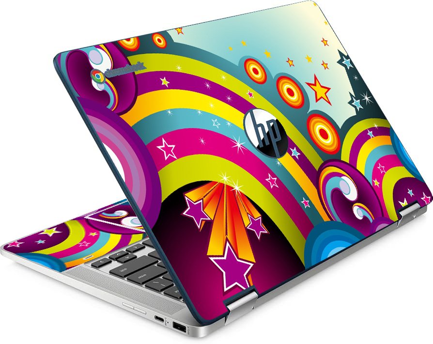 HP Chromebook X360 14A CA0790WM FRANKLY FUN Laptop Skin