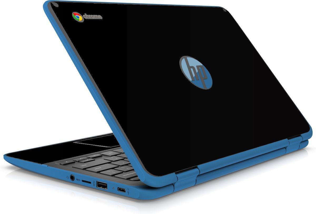 HP Chromebook X360 11 G1 EE BLACK Laptop Skin