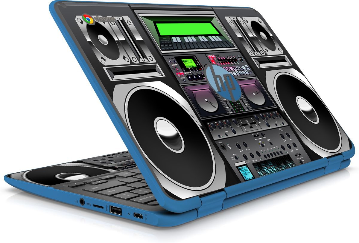 HP Chromebook X360 11 G1 EE BOOMBOX Laptop Skin