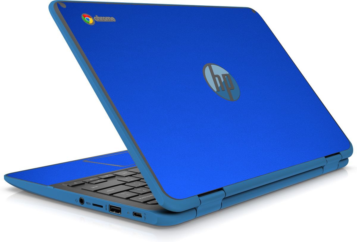 HP Chromebook X360 11 G2 EE CHROME BLUE Laptop Skin