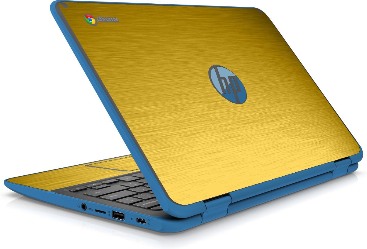 HP Chromebook X360 11 G1 EE MTS GOLD Laptop Skin