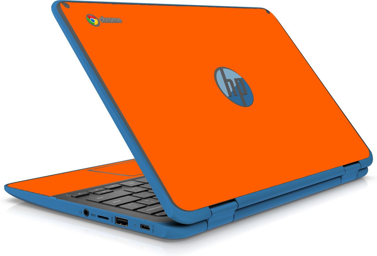 HP Chromebook X360 11 G2 EE ORANGE Laptop Skin