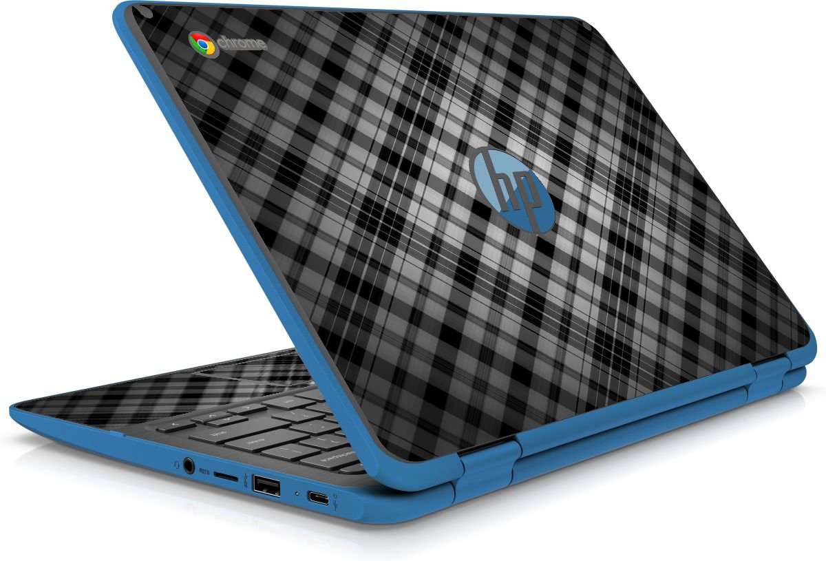 HP Chromebook X360 11 G1 EE POSH PLAID Laptop Skin