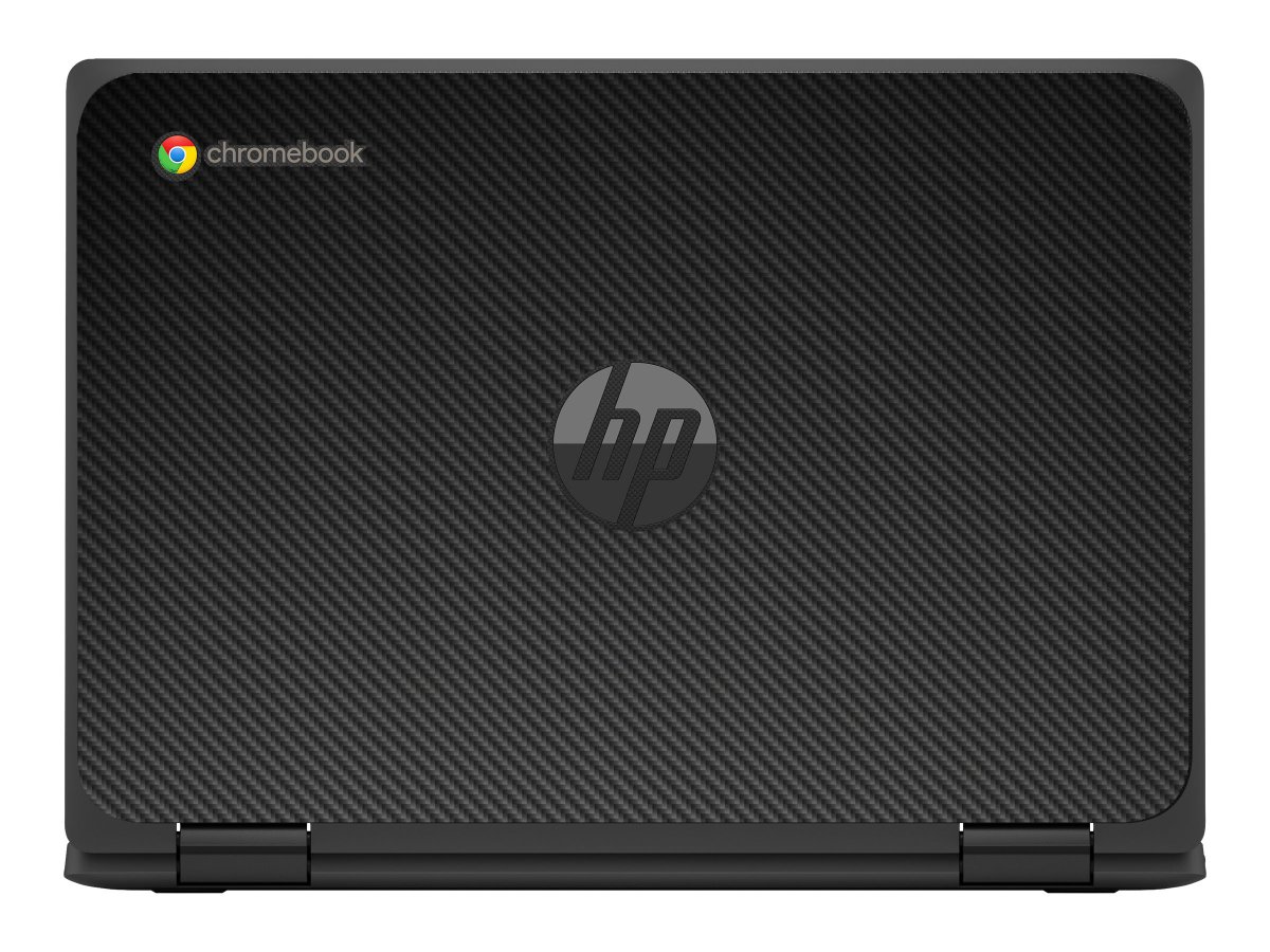 HP Chromebook X360 11 MK G3 EE BLACK CARBON FIBER Laptop Skin