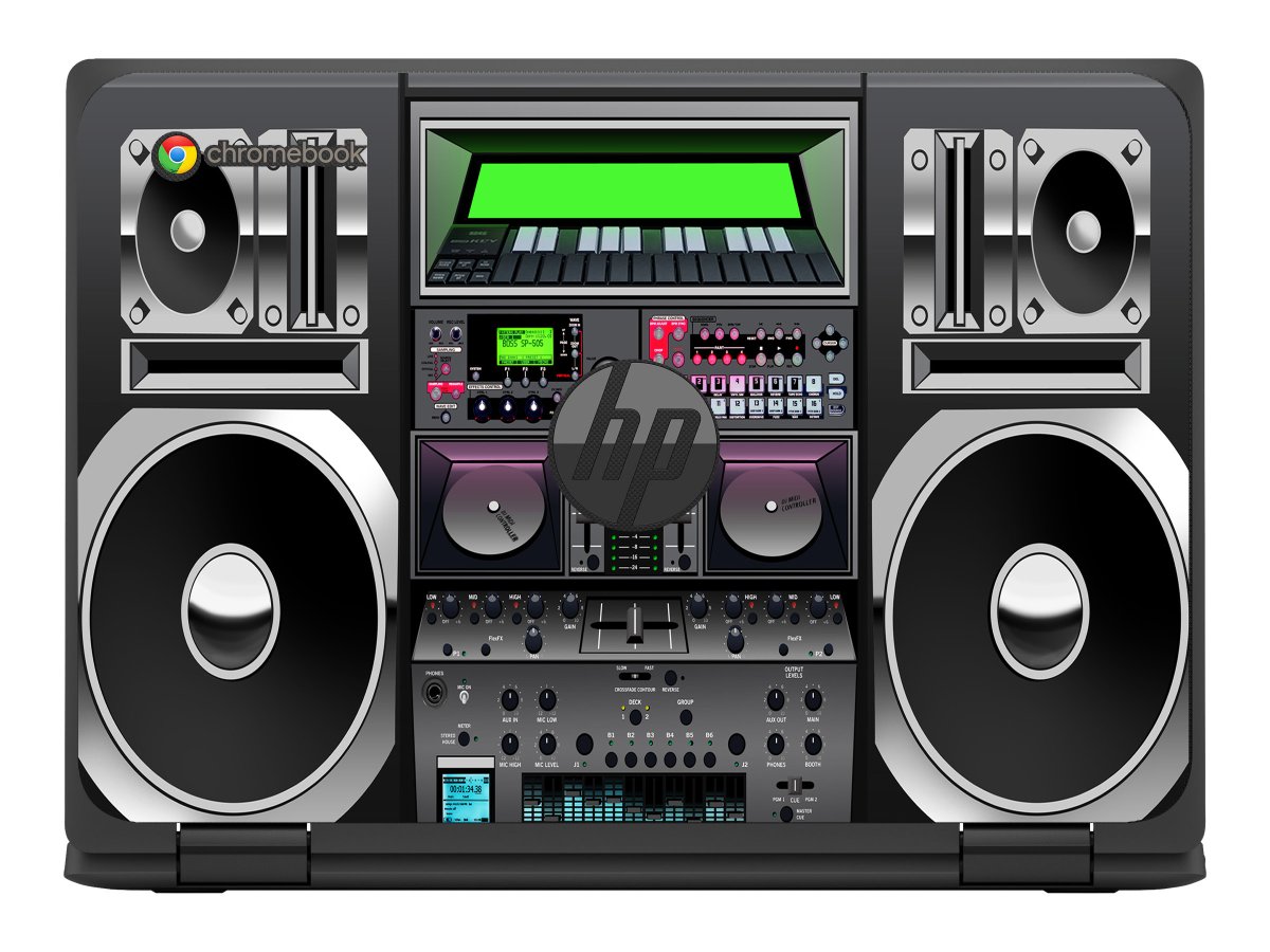 HP Chromebook X360 11 MK G3 EE BOOMBOX Laptop Skin