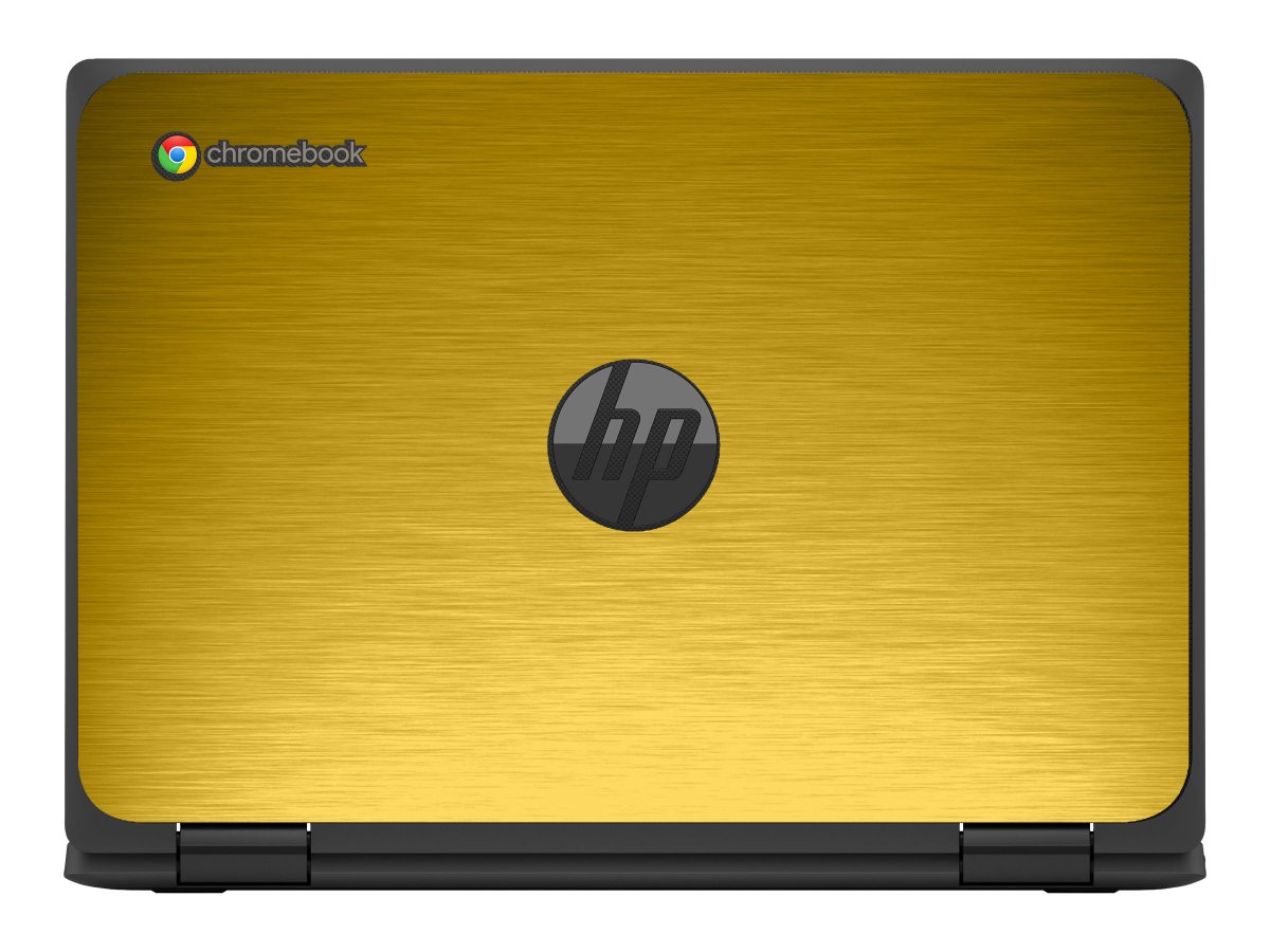 HP Chromebook X360 11 MK G3 EE MTS GOLD Laptop Skin
