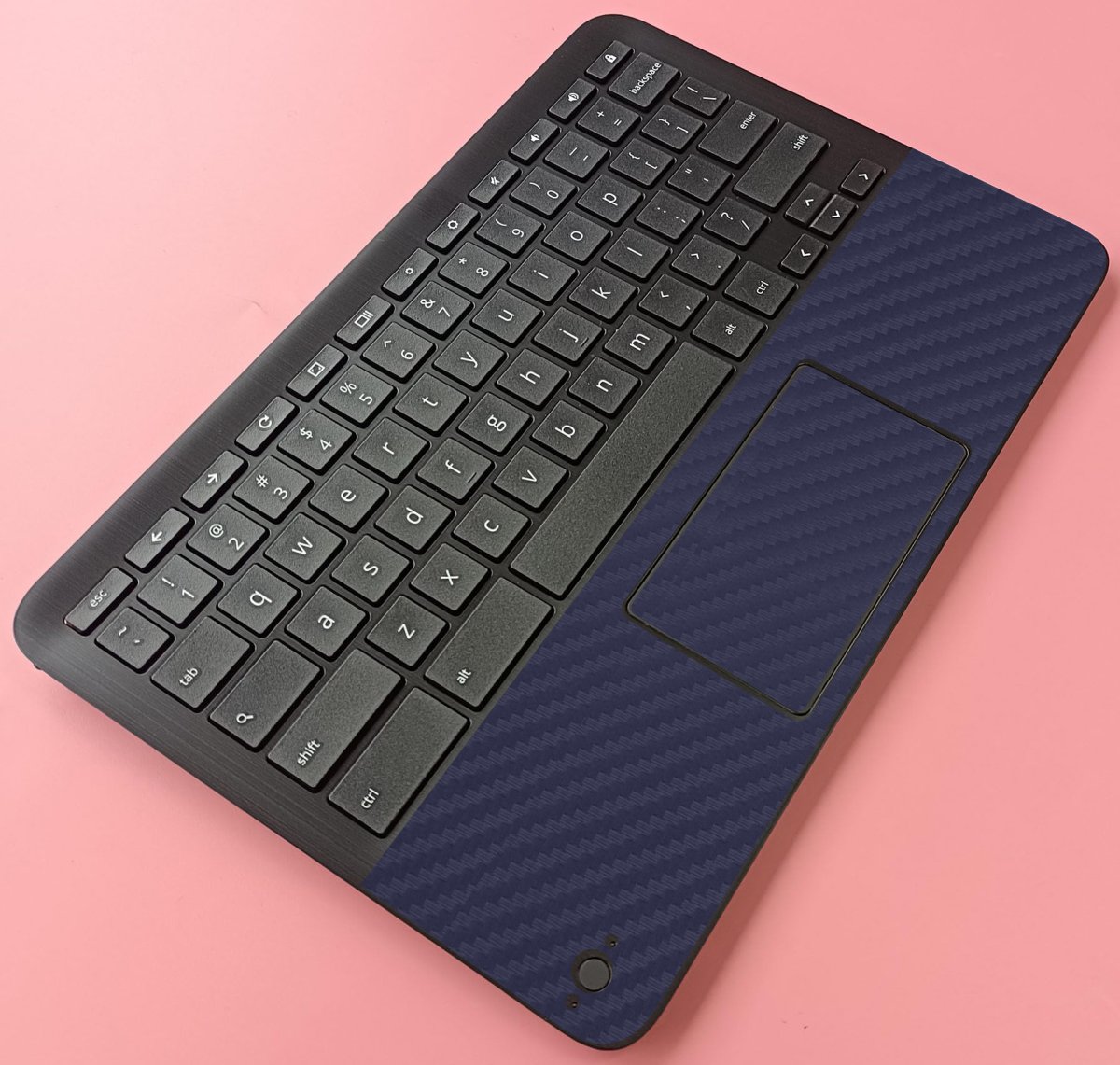 HP Chromebook X360 11 MK G3 EE BLUE CARBON FIBER Laptop Skin