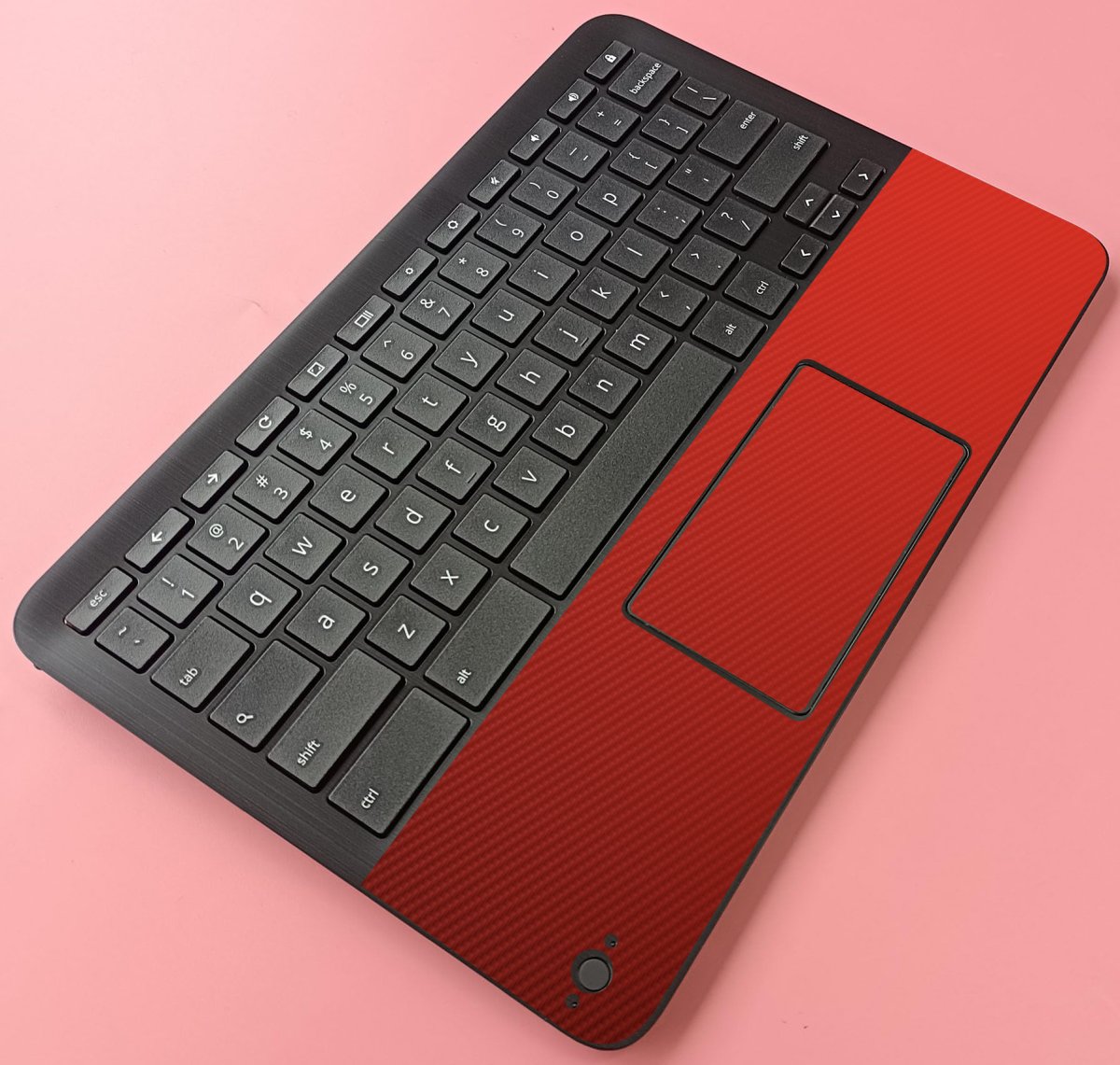 HP Chromebook X360 11 MK G3 EE RED CARBON FIBER Laptop Skin