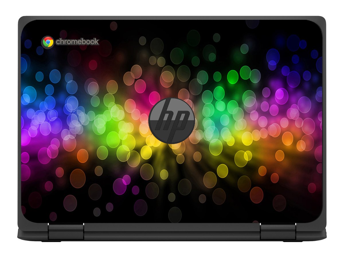 HP Chromebook X360 11 MK G3 EE RAINBOW BOKEH Laptop Skin