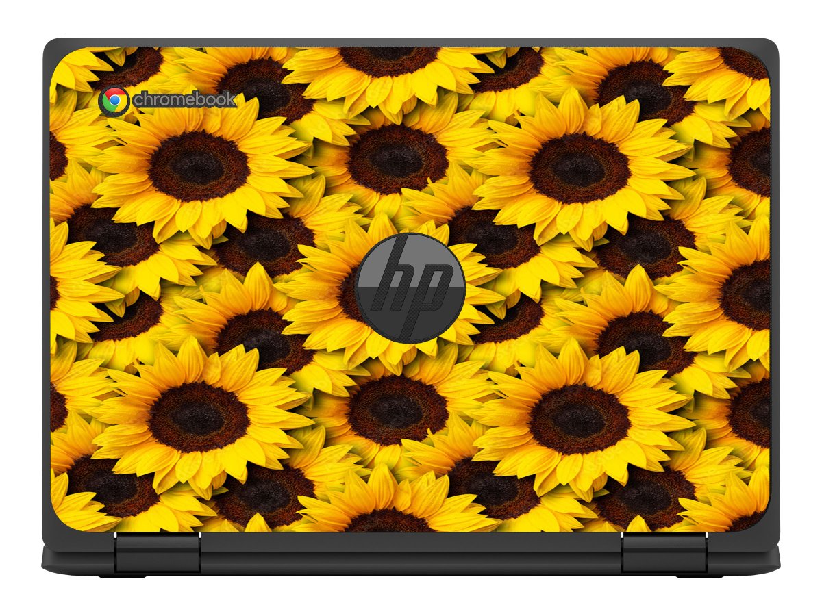 HP Chromebook X360 11 MK G3 EE SUNFLOWERS Laptop Skin