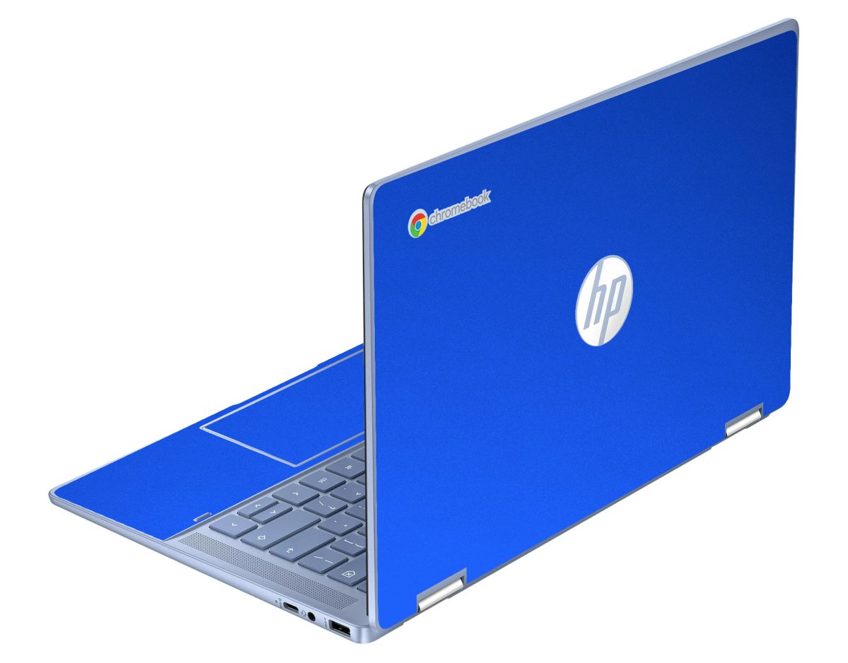 HP Chromebook X360 14B-CD0130WM CHROME BLUE Laptop Skin