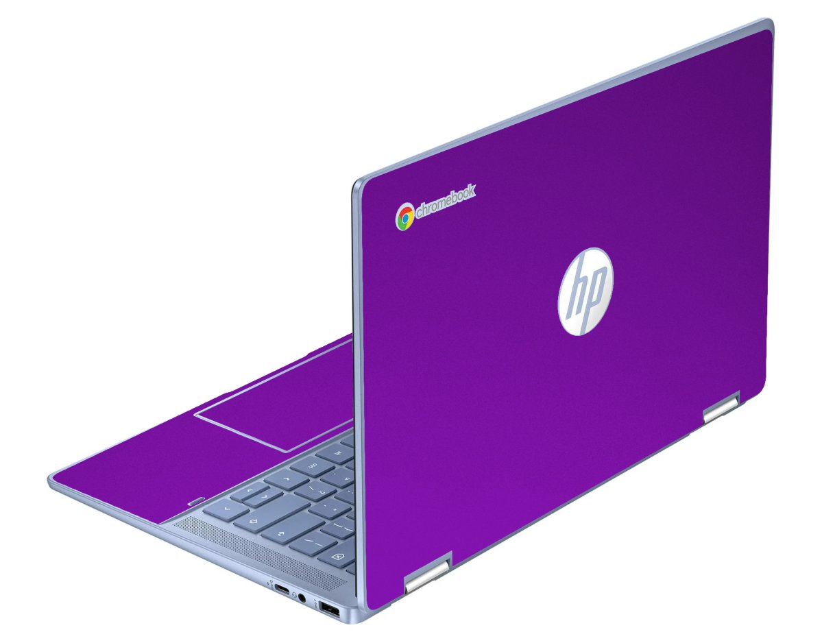 HP Chromebook X360 14B-CD0130WM CHROME PURPLE Laptop Skin