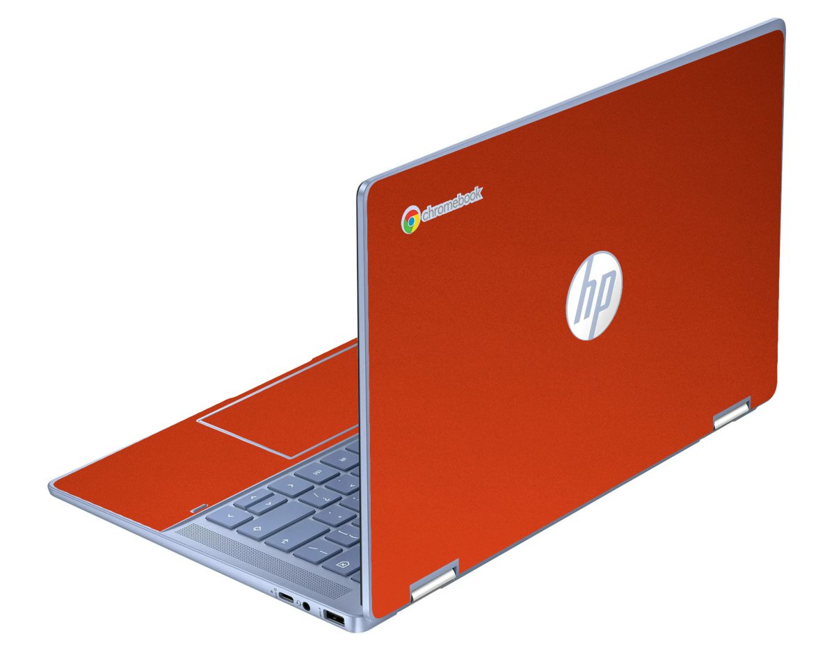 HP Chromebook X360 14B-CD0130WM CHROME RED Laptop Skin