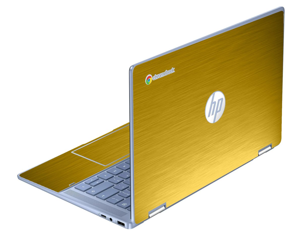 HP Chromebook X360 14B-CD0130WM MTS GOLD Laptop Skin
