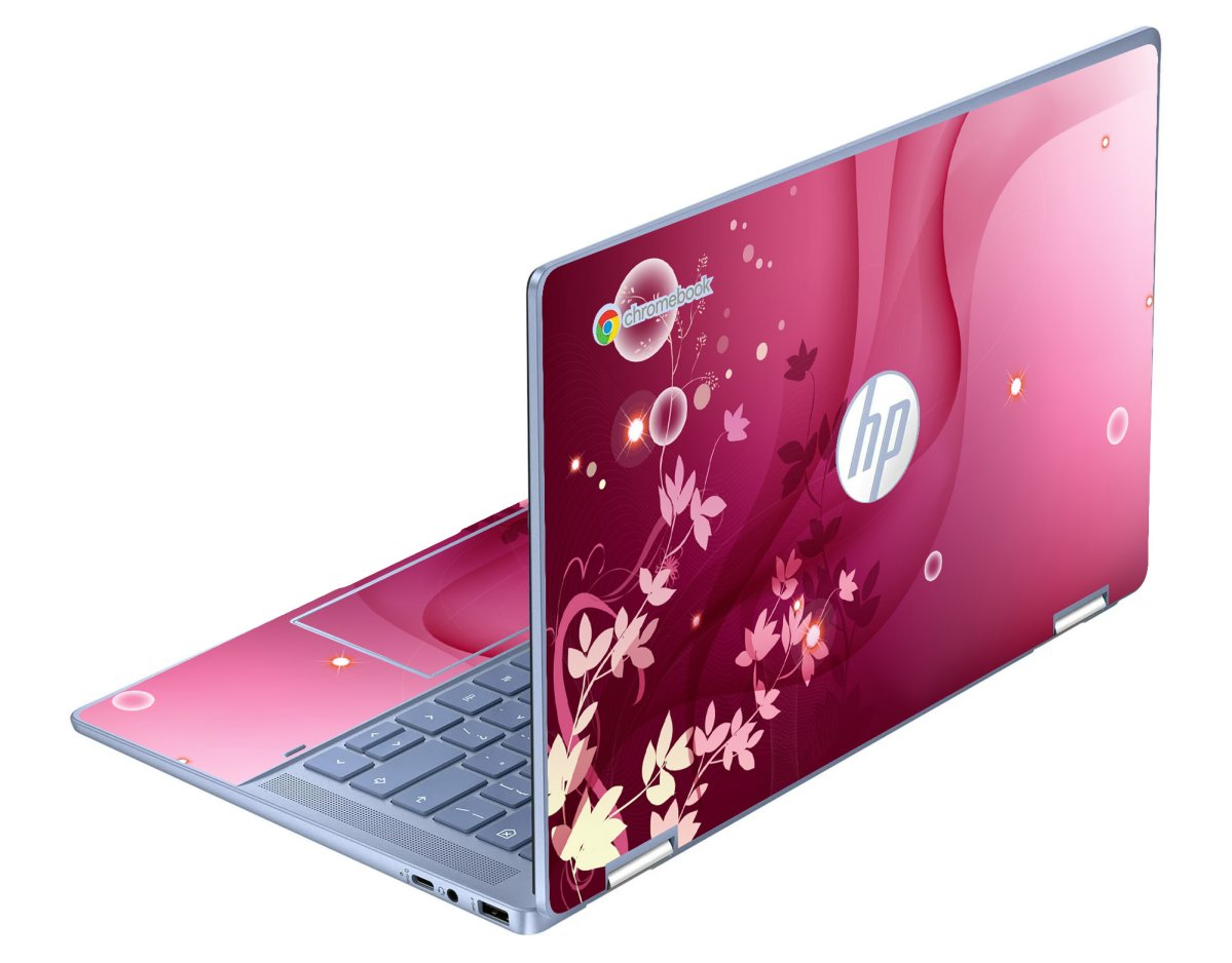 HP Chromebook X360 14B-CD0130WM PINK ZEN Laptop Skin