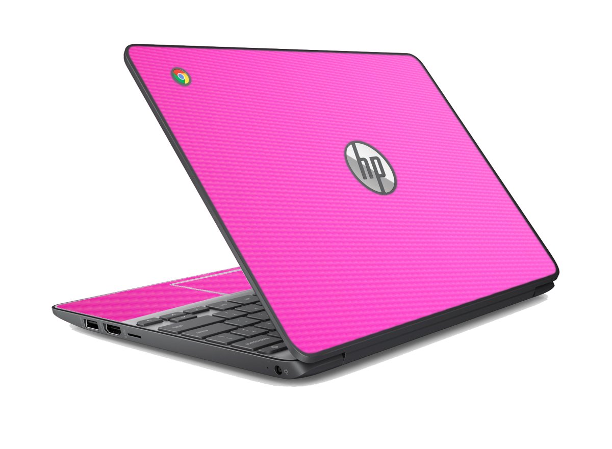 HP Chromebook 14 G5 EE PINK CARBON FIBER Laptop Skin