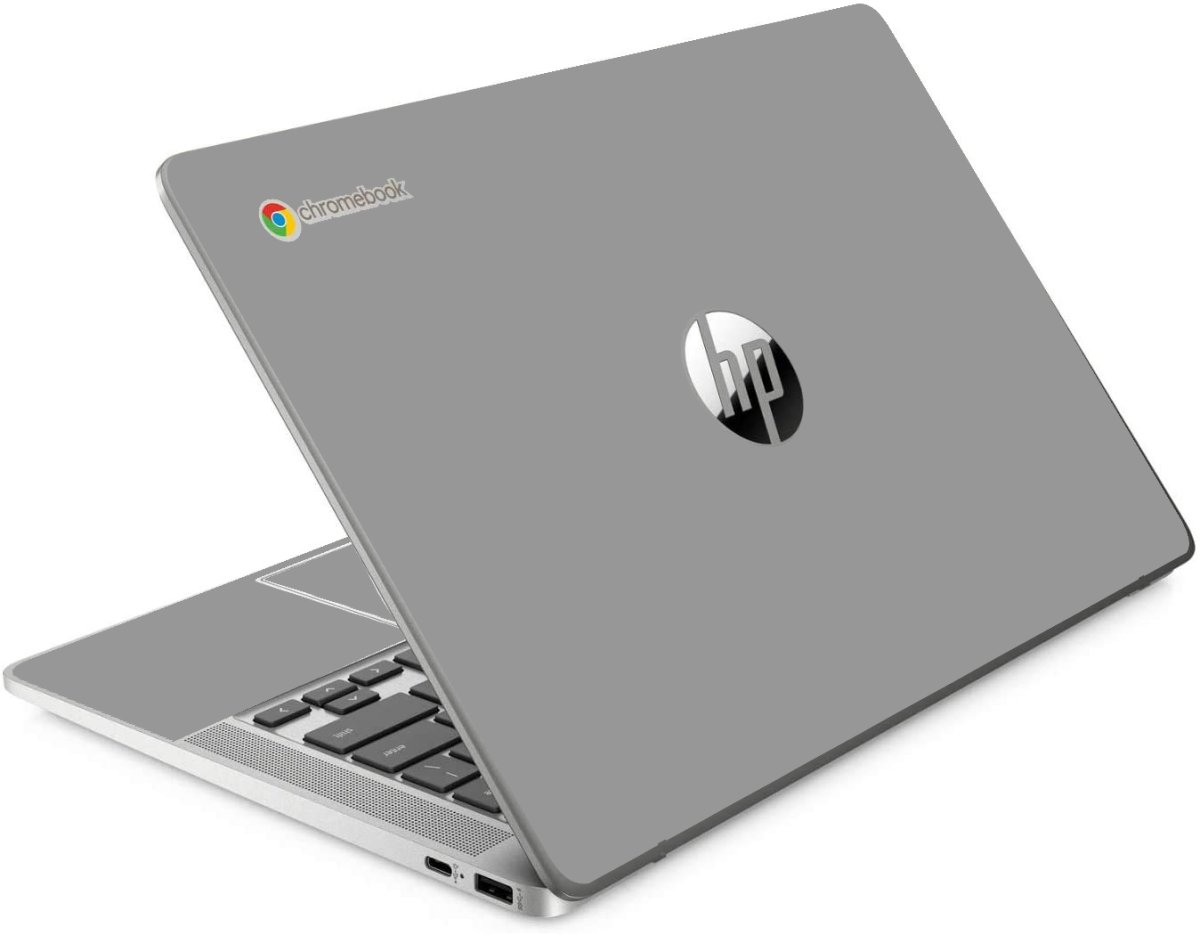 HP Chromebook 14A NE0013DX GREY SILVER Laptop Skin