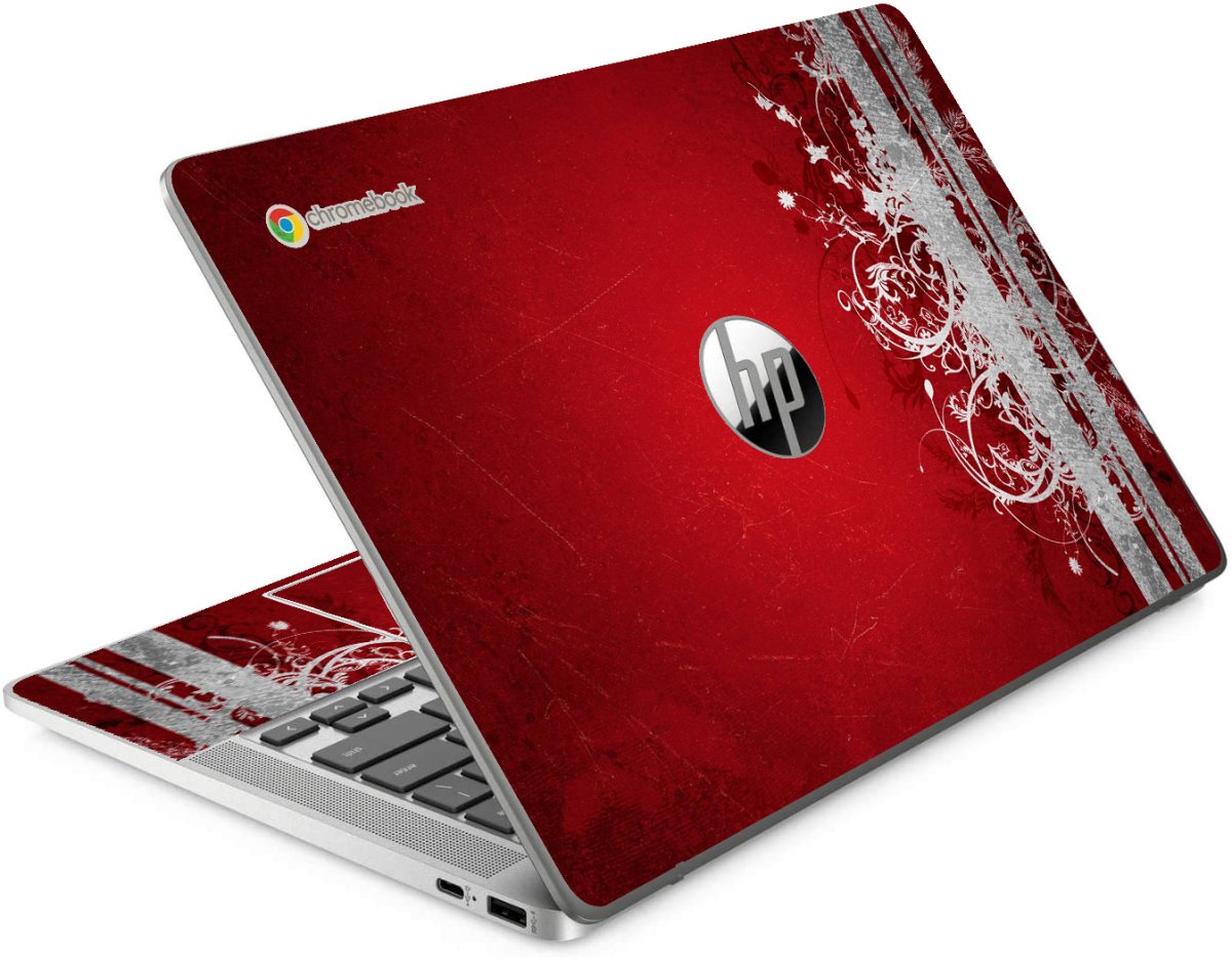 HP Chromebook 14A NE0013DX RED GRUNGE Laptop Skin