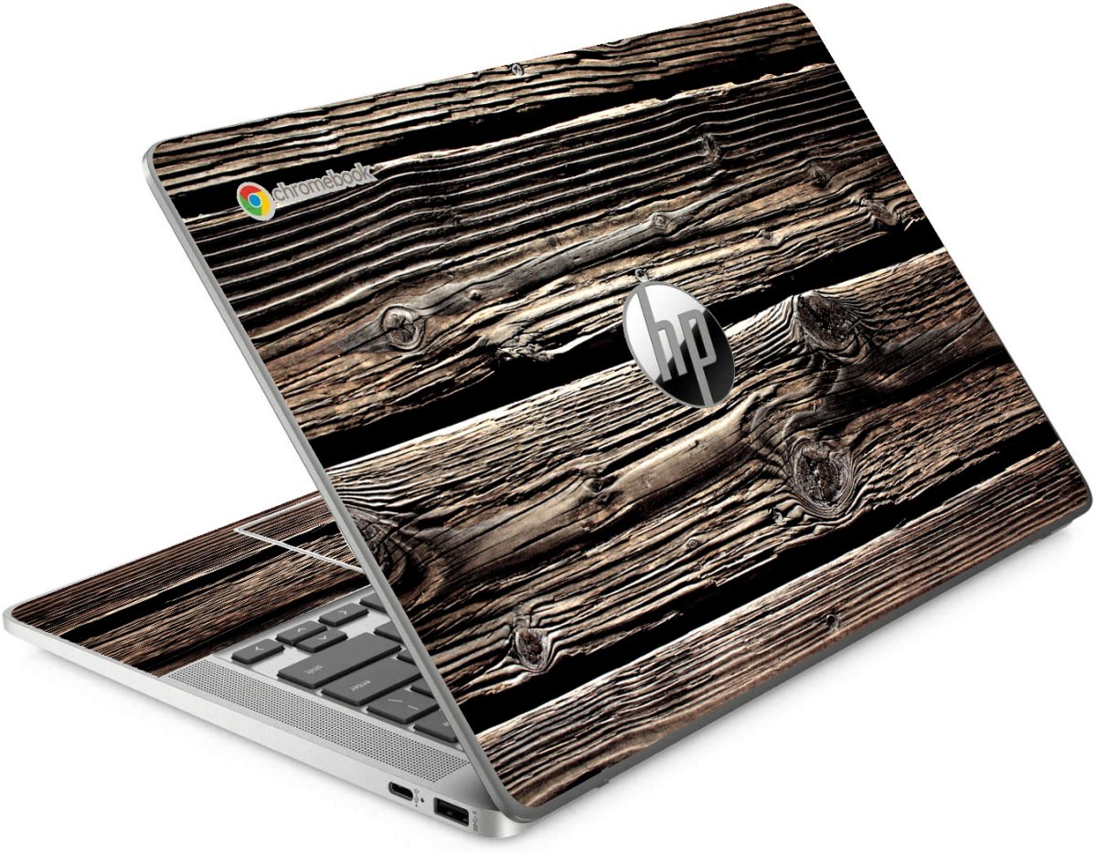 HP Chromebook 14A NA0131WM WOOD Laptop Skin