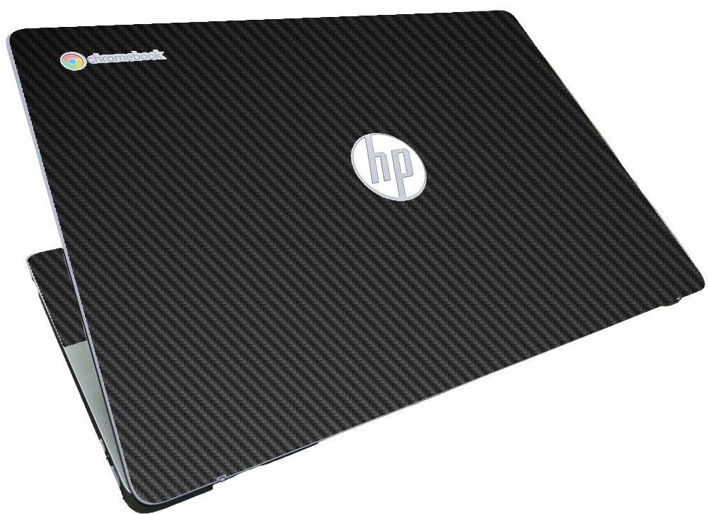 HP Chromebook 15A NA0058WM BLACK CARBON FIBER Laptop Skin