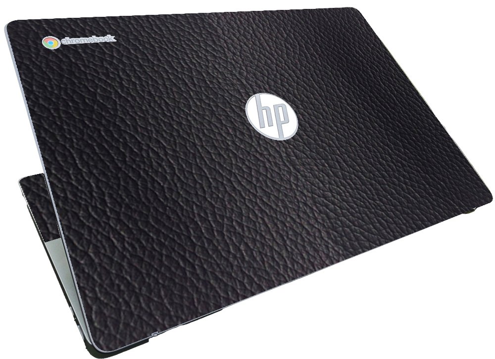 HP Chromebook 15A NA0058WM BLACK LEATHER Laptop Skin
