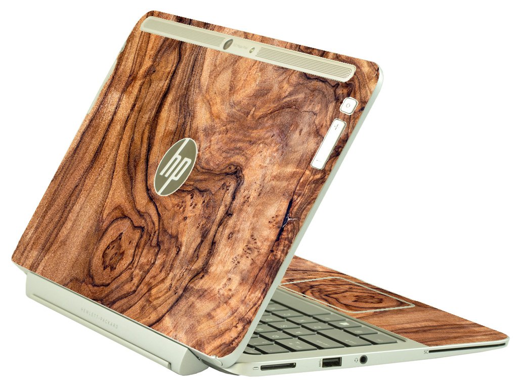 HP Elite X2 1011 G1 OLIVE WOOD Laptop Skin