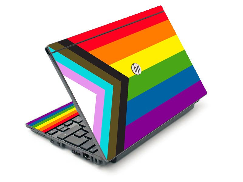 HP Mini 5103 PROGRESSIVE PRIDE FLAG Laptop Skin