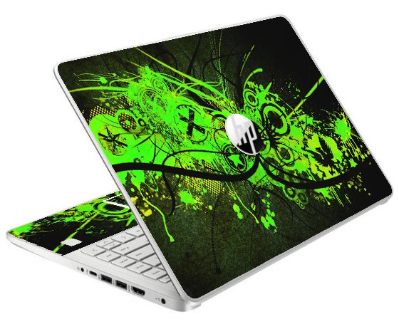 HP NoteBook 15 DY2131WM GRAFITTI GREEN Laptop Skin