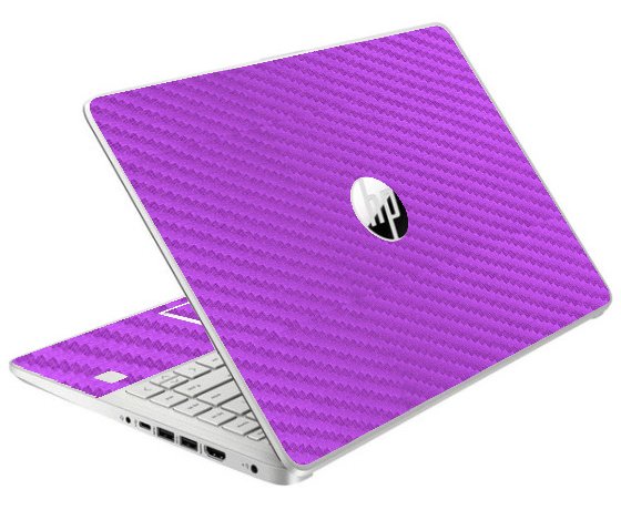 HP NoteBook 15 DY2131WM PURPLE CARBON FIBER Laptop Skin